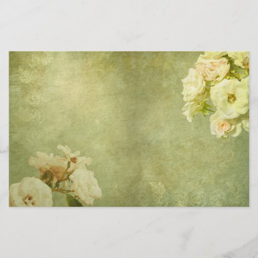 White Roses  Briefpapier (Voorkant)