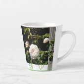 White Roses Design Latte Mok (Rechts)