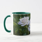 White Roses Garden Art Mok Cup (Links)