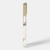 White Roses Greenery Botanical  Script Case-Mate iPhone Case (Achterkant / Rechts)