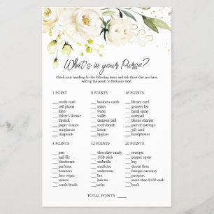 White Roses Greenery Bridal Wat zit er in je tas Flyer