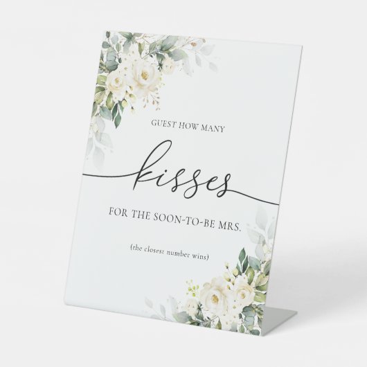 White Roses Invité Combien de Baisers Signe (Recto)