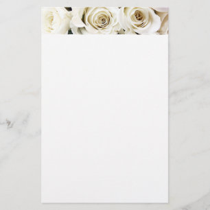 White Roses Stationery Briefpapier