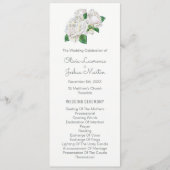 White Roses Waterverf Trouwprogramma's Programma (Voorkant)