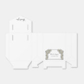 White Roses Wedding Bedankdoosjes (Uitgevouwen)