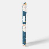 White Royal Cat Pattern Case-Mate iPhone Case (Achterkant / Rechts)