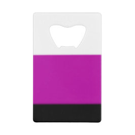 White, Roze en Black Ombre Kredietkaart Flessenopener