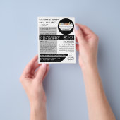 White Rubbish Skip, Skip/Dumpster Company Flyer (Hand)