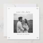 White & Sage | Chic Floral Wedding Save The Date (Devant)