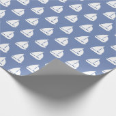 White Sailboot Cadeaupapier (Hoek)