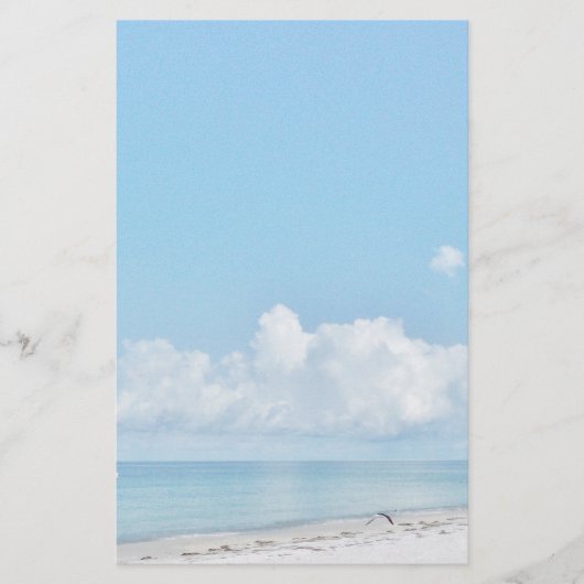 White Sand Beach Briefpapier (Voorkant)