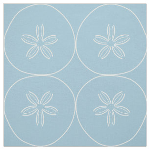 White Sand Dollar op ELK AANGEPASTE KLEUR Stof