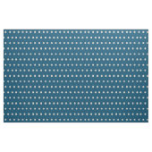 White Sand Dollar Pattern Navy Blue Fabric Stof (Fat Quarter)