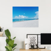 White Sands Beach Poster (Thuiskantoor)