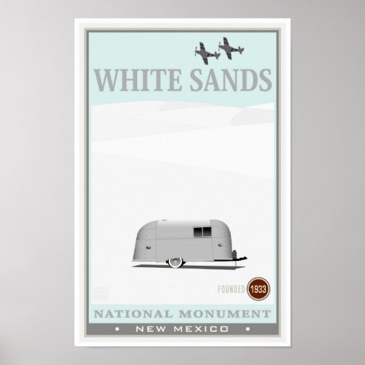 White Sands National Monument 1 Poster (Voorkant)
