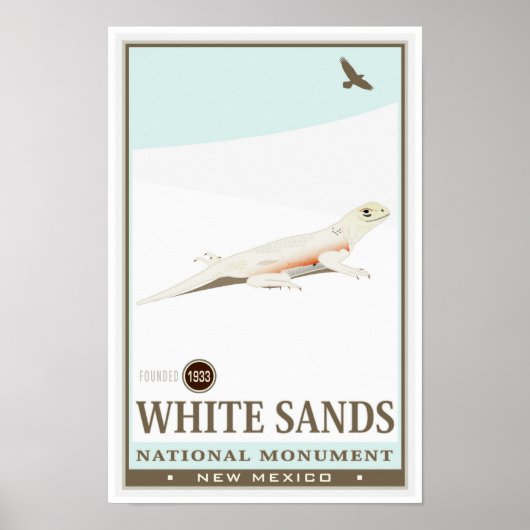 White Sands National Monument 2 Poster (Voorkant)