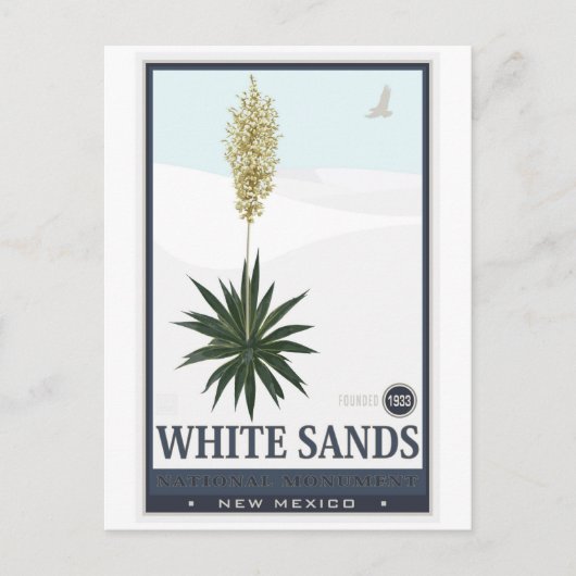 White Sands National Monument 3 Briefkaart (Voorkant)