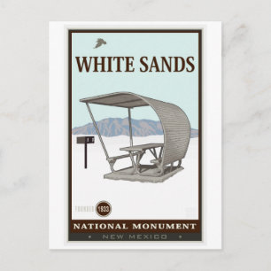 White Sands National Monument 4 Briefkaart