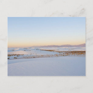 White Sands National Monument, dwarse duinen Briefkaart