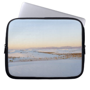 White Sands National Monument, dwarse duinen Laptop Sleeve