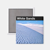 White Sands National Monument Magneet (Voorkant / Achterkant)