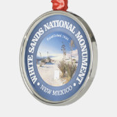 White Sands National Monument Metalen Ornament (Links)