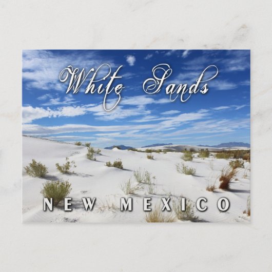 White Sands National Monument (New Mexico) Briefkaart (Voorkant)