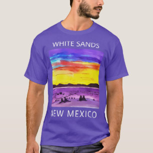 White Sands National Monument Welsh Ontwerpen T-shirt