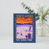 White Sands National Park Briefkaart (Staand voorkant)