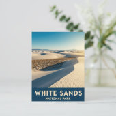 White Sands National Park New Mexico Briefkaart (Staand voorkant)