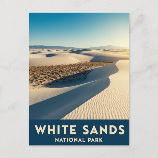 White Sands National Park New Mexico Briefkaart (Voorkant)
