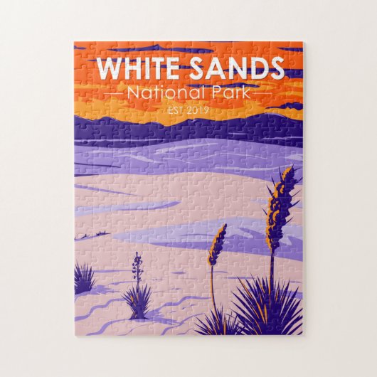 White Sands National Park New Mexico Legpuzzel (Verticaal)