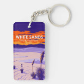 White Sands National Park New Mexico  Sleutelhanger (achterkant)