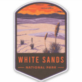 White Sands National Park Sticker (Voorkant)
