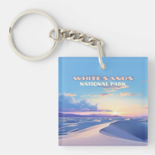 White Sands National Park Sunset Dunes New Mexico Sleutelhanger