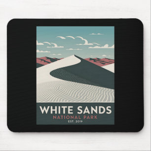 White Sands National Park Vintage Kamperen Wandele Muismat