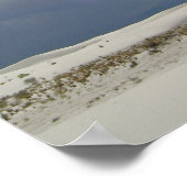 White Sands White Clouds White Sun Poster (Hoek)