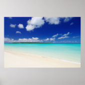 White Sandy Beach Poster (Voorkant)