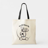 White Schnauzer heeft alles over mij Tote Bag (Achterkant)