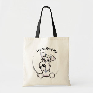 White Schnauzer heeft alles over mij Tote Bag