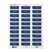 White schuimOcean Waves Etiket (Full Sheet)