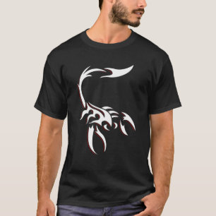 White Scorpion Maori Tribal Tattoo Art T-shirt