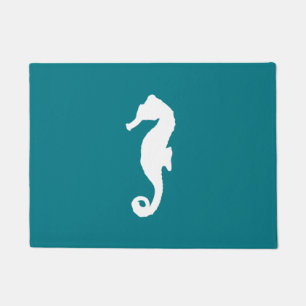 White Seahorse Deurmat