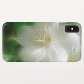 White Shiny Jasmine Case-Mate iPhone Case (Achterkant (horizontaal))