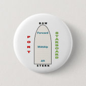 White Ship Geography Button (Voorkant)