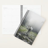 White Siberian Husky Planner (Display)
