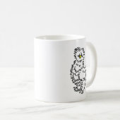 White Silkie Chicken Coffee Mok (Voorkant rechts)