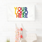 White Simple Business Logo Spandoek (Insitu)