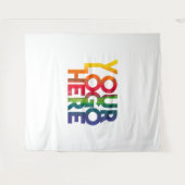 White Simple Business Logo Wandkleed (Voorkant (horizontaal))