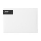 White Simple Script Be Joyful Holiday Labels (Voorkant)